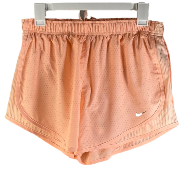 Nike Pants - NIKE Dri-Fit Peach Lined Shorts Size Large